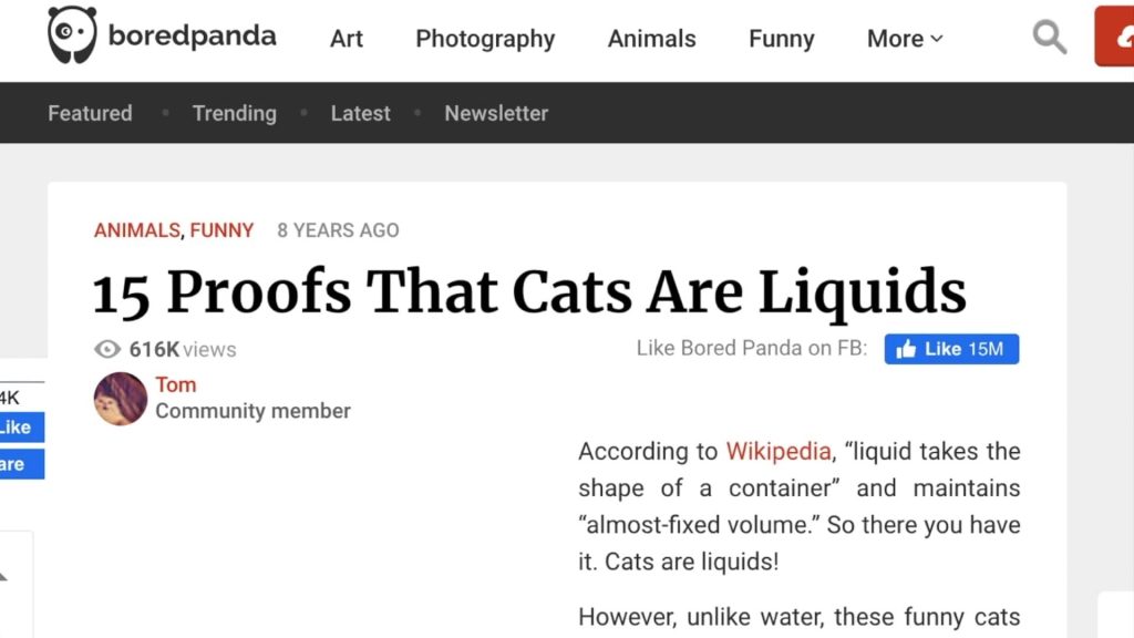 液體貓咪之謎：為什麼說貓都是液體？這竟然是一個被證明過的科學結論……|自說自話的總裁